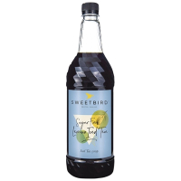 Commercial Lemon Iced Tea Syrup | Sugar-Free | 1Ltr Bottle | Sweetbird CZ282
