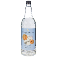Sugar-Free Syrup | Unflavoured Syrup | 1 Litre Bottle | Sweetbird CZ285