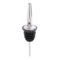 Commercial Freeflow Pourer | Stainless Steel Spirit Pourer | Pack of 10 | Beaumont 3041P
