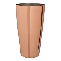 Commercial Boston Can | Polished Copper Plated Cocktail Shaker | 28oz Capacity | Beaumont 3330