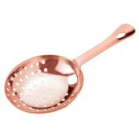 Commercial Julep Strainer | Copper Plated Cocktail Strainer | Bar Tool | Beaumont 3341