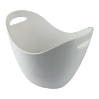 Commercial Plastic Wine Cooler | White 8L | Tabletop Ice Bucket | Beaumont 3492