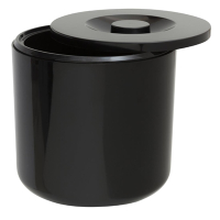 Commercial Insulated Ice Bucket | Round Ice Bucket | Black Finish | Beaumont 3502