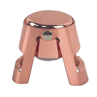 Commercial Champagne Stopper | Copper-Plated Bottle Sealer | Leak-Proof Design | Beaumont 3979