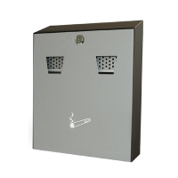 Commercial Wall Mounted Ashbin | Powder Coated Ashtray | Outdoor Cigarette Bin | Beaumont ASHBINPC
