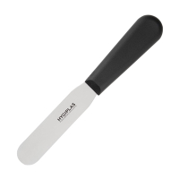 Palette Knife | Straight Blade Kitchen Tool | Black 10cm | Hygiplas D401