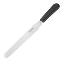 Straight Blade Palette Knife | Black Kitchen Utensil | 25.5cm Length | Hygiplas D406