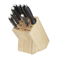 Wooden Knife Block | 9 Slot Knife Storage | Utensil Holder | Vogue D738