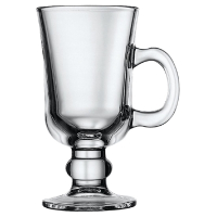 Irish Coffee Glasses | 230ml Glass Cups | Heat Resistant Design | Utopia Venezia D949