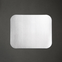 Waxed Lids for Medium Foil Containers | Takeaway Container Covers | Disposable Food Packaging | Fiesta DA087