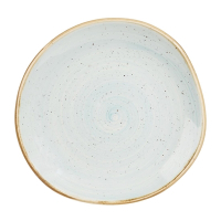 Duck Egg Blue Plates | Stonecast Trace Plates | 186mm | Churchill DA733