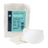 Eye Pad Dressing with Bandage Loop | Sterile Eye Protection | Medical Grade Absorbent Pads | DC127