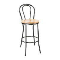 Clarisse High Stool | Bar Stool | Metallic Grey | Bolero DC179