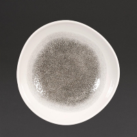 Round Bowl | Raku Trace | 253mm Quartz Black | Churchill Studio Prints DC737