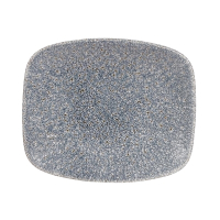 Rectangular Plates | Raku Plates | Topaz Blue 154mm | Churchill Studio Prints DE576