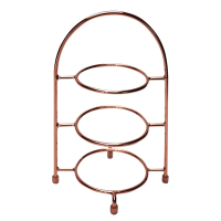 Copper Plate Stand | Triple Plate Display | For 3x 170mm Plates | APS DE896