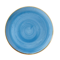 Round Coupe Plate | Stonecast Tableware | Cornflower Blue 260mm | Churchill DF765