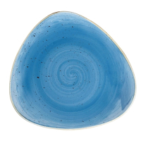 Triangle Plate | Blue Triangle Plate | Stonecast 197mm | Churchill DF771