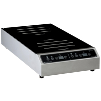 Commercial Double Induction Hob | Professional Twin Induction Cooker | 6000W Portable | Adventys GL2 6000 F DF978