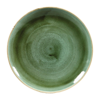 Round Coupe Plates | Churchill Stonecast | Samphire Green 217mm | Churchill DF996
