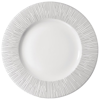 Bamboo Wide Rim Plate | 301mm Round Serving Plate | Sustainable Tableware | Churchill DK401