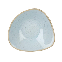 Triangle Bowl | Duck Egg Blue Ceramic Bowl | 265mm | Churchill Stonecast DK507