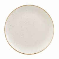 Round Coupe Plate | Stonecast Barley White 200mm | Churchill DK519