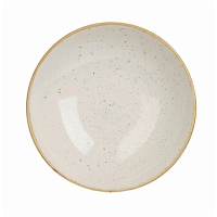 Round Coupe Bowl | White Stonecast Serving Bowl | 184mm | Churchill DK523