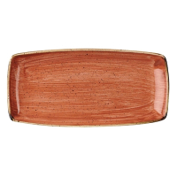 Rectangular Plate | Stonecast Spiced Orange | 295 x 150mm | Churchill DK545