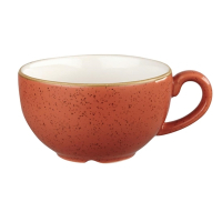 Cappuccino Cup | Stonecast Cup | 12oz Spiced Orange | Churchill DK548