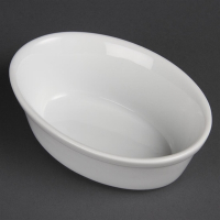 Oval Pie Bowl | Whiteware Pie Dish | 161mm | Olympia DK807