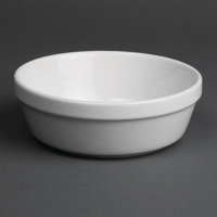 Round Pie Bowls | Porcelain Baking Dishes | 137mm | Olympia Whiteware DK809