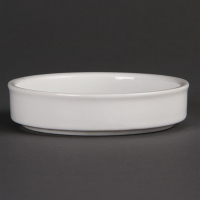 Mediterranean Stackable Dishes | White Tapas Bowls | 102mm Porcelain | Olympia DK827