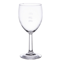 Wine Glasses | CE Marked Grand Vin Glasses | 350ml with 125ml 175ml 250ml Lines | Arcoroc DK886
