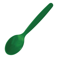 Polycarbonate Spoon | Green Cutlery | Dishwasher Safe | Kristallon DL124