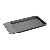 Plastic Tip Tray | Bar Service Tray | Black Rectangular Design | Olympia DL158