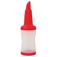Commercial Juice Pourer | Pour and Store Bottle | Red Spout | Beaumont 3320R