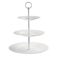 3 Tier Plate Tower | Afternoon Tea Stand | Elegant Dessert Display | Churchill Alchemy DL494