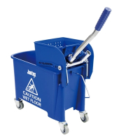 Mop Bucket and Wringer | Cleaning Equipment | 20L Capacity | Jantex DL913