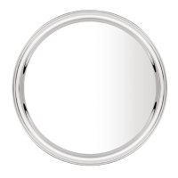 Round Service Tray | Stainless Steel Serving Platter | 355mm Diameter | Olympia DM193