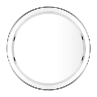 Round Service Tray | Stainless Steel Serving Tray | 405mm Diameter | Olympia DM194