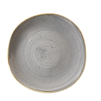 Round Plate | Stonecast Peppercorn Grey Plate | 264mm Dinner Plate | Churchill DM457