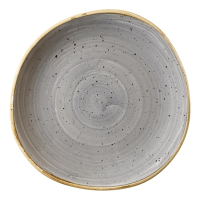 Round Plate | Stonecast Dinner Plate | 210mm Peppercorn Grey | Churchill DM458