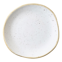 Round Plate | Stonecast Plate | 186mm Barley White | Churchill DM464