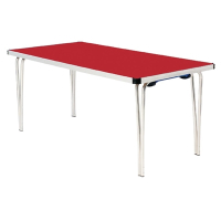 Contour Folding Table | Banquet Table | 6ft Red | Gopak DM948