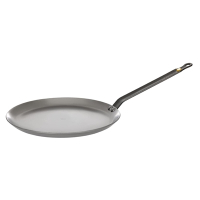 Black Iron Crepe Pan | Mineral B Frying Pan | 240mm Diameter | De Buyer DN903