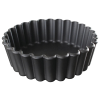 Mini Pie Moulds | Fluted Tartlet Moulds | 10cm Exoglass Bakeware | Matfer DN949