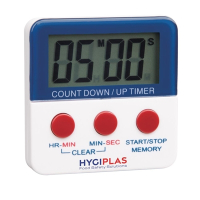 Commercial Magnetic Countdown Timer | Kitchen Timer | Digital Display | Hygiplas DP028