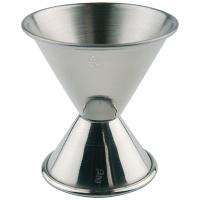 Cocktail Jigger | Stainless Steel Spirit Measure | Double-Ended Bar Tool | APS DP124