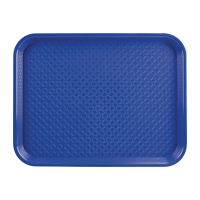 Fast Food Tray | Small Polypropylene Tray | Blue 345mm | Kristallon DP215